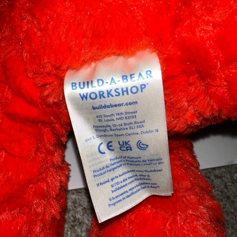 Build A Bear Magiquest Plush Charlock Red Dragon Stuffed Animal Great Wolf Lodge
